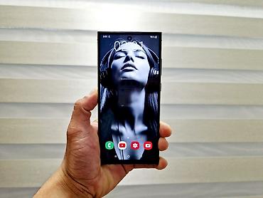 note 2: Samsung Galaxy S24 Ultra, Б/у, 256 ГБ, цвет - Черный, eSIM — 2
