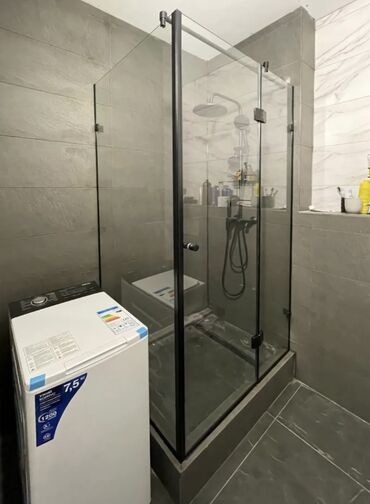 Душевые перегородки и ограждения: ДУШЕВЫЕ ПЕРЕГОРОДКИ! Основная характеристика: - Закалённое стекло — 4