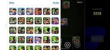 EFootball hesabı.edirim olcaq Hesabda güclü və geniş oyunçu heyəti
