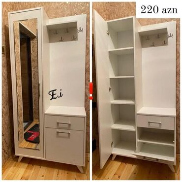 Ev üçün digər mallar: Yeni, 2 qapılı Düz dolab, Dəhliz dolabı