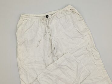 lidl krótkie spodenki: H&M, Material trousers for women, size S (EU 36)