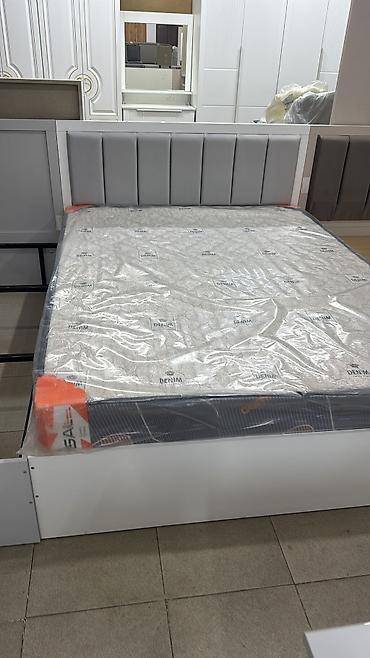 Двуспальные кровати: Двухспальная кровать размер 200×160см. Основание металлический каркас — 2