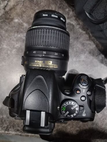 Fotokameralar: Nikon D5100 18-55mm 1:3.5-5.6G Ideal Veziyyetdedi Qiymet 380 AZN Elaqe