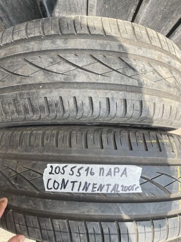 corolla runx: Шины 205 / 55 / R 16, Лето, Б/у, Пара, Легковые, Continental