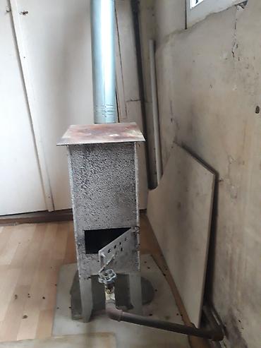 pec satilir: Metal soba – borulu çıxışı olan, otaq isitməsi üçün - Material: qalın — 2