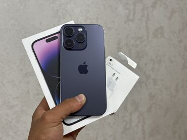 сколько стоит 12 про в бишкеке: IPhone 14 Pro, Колдонулган, 256 ГБ, Deep Purple, Заряддоочу түзүлүш, Кабель, Куту, 86 %