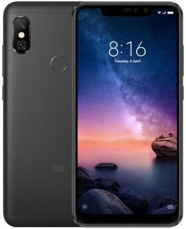 телефон редми нот 6: Xiaomi, Redmi Note 6 Pro, Б/у, 64 ГБ, цвет - Черный, 1 SIM