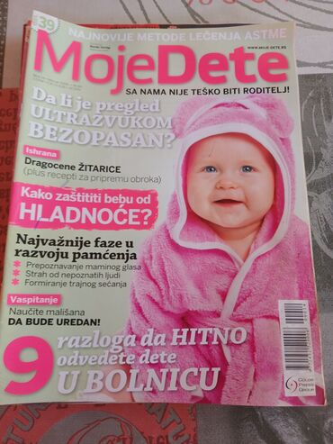 ski odelo za bebe: Prodajem 7 izdanja novine : "Moje Dete" iz 2008.godine i 2009.godine