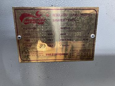 100 kv: Energy brendi sənaye tipli gərginlik tənzimləyici/transformator - — 2