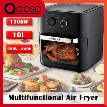 yag peci: Fritöz Sokany 10L Hava Fritözdə yeməklərinizi bişirməklə yağ qəbulunu