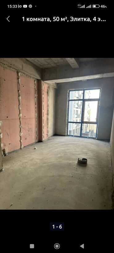 2х комнатные квартиры аренда: 2 бөлмө, 86 кв. м, Элитка, 3 кабат, ПСО (өзү оңдоп түзөтүп бүтүү үчүн)