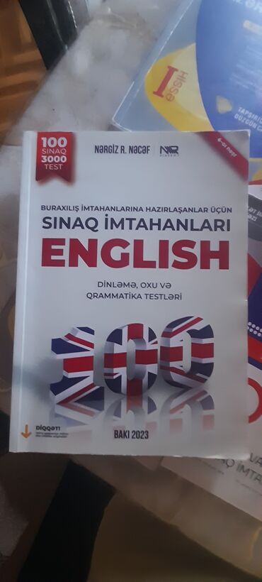 Məhsul: “Sınaq İmtahanları – English” test toplusu Müəllif: Nərgiz R