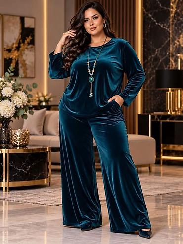 trex kapsule cena: ✨️BIG SIZE MODEL ✨️ Prelepe plisane trenerke za nase punije dame Vel — 4
