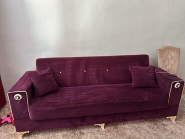 раскладной диван: Диван, Б/у, Раскладной, С подъемным механизмом, Ткань, Нет доставки