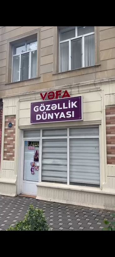 lokbatanda isler: Vəfa Gözəllik Dünyası – tam təchiz olunmuş gözəllik salonu məkanı