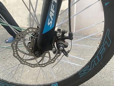 saft mtb: SAT dağ velosipedi – 26” - Çərçivə: yüngül alaşımlı, mavi-qara dizayn — 5