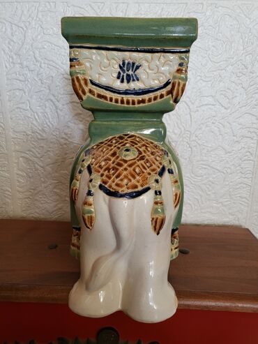 Ostali kućni dekor: Slon nov,rucni rad ukras,stalak,saksija. 70te. Slon veci,perfektan — 11