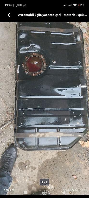 2106 sit: Avtomobil üçün yanacaq çəni - Material: qalın metal (polad) - Rəng — 1
