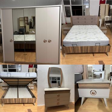 İkinəfərlik çarpayı, Termo, Dolab, 2 tumba, İşlənmiş