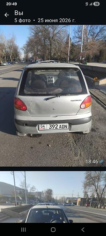 rota grid: Daewoo Matiz: 2001 г., 0.8 л, Механика, Бензин, Хэтчбэк — 1