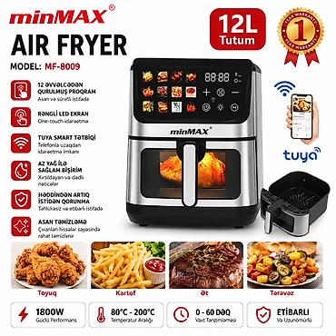 fritur: №: 405 Məhsulun adı: Aerofritür MinMax MF-8009, 1800 Vt Brend: MinMax — 2