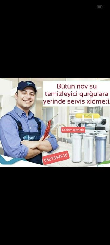 Su filtrləri: ROBEN qapalı tipli su təmizləmə qurğusu - Qapalı korpus: mətbəxdə — 9