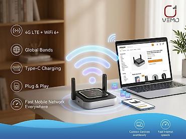 huawei e8372: Как работает 4G LTE Wi-Fi роутер VEMO M6 Pro ​На предоставленных — 1