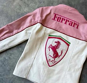 куртка феррари: Женская куртка в стиле мотоспорта Ferrari - Дизайн: двухцветная — 2