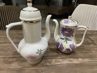 sufre dekoru: Çay dəsti, rəng - Ağ, Farfor — 1
