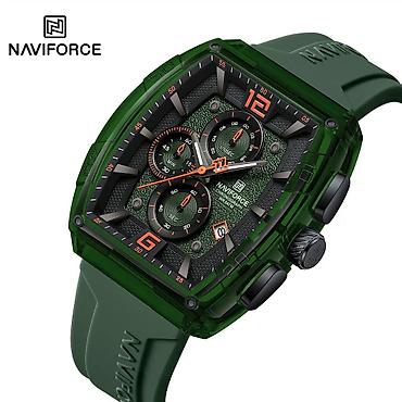 на ремень: Классические часы часы, NaviForce, Водонепроницаемые, Оригинал, Мужские, Новый — 1