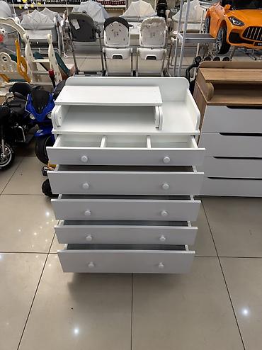 Детский комод: Детский комод, С пеленальным столиком, ЛДСП, цвет - Белый — 15