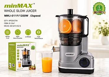 juicer machine: Медленная соковыжималка minMAX MMJ-011F, 1200 Вт, 2 скорости — 1