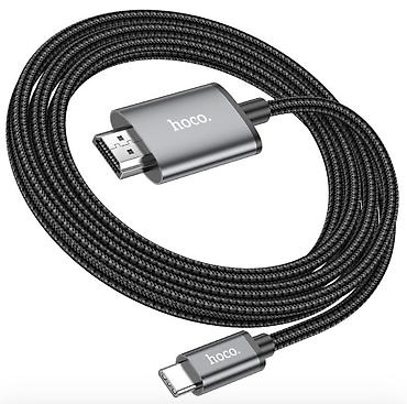 hdmi micro usb: UA27, видео кабель Type-C на HDTV, поддержка 4K 30Hz, длина 2м 1 — 9