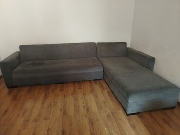 Ev üçün digər mebel: Künc divan, Bazasız, Vеlur parça, Çatdırılma yoxdur