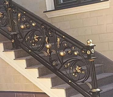 Изготовление перил: Изготовление перил Материал: Кованное железо, Наружные, Бесплатный замер — 154
