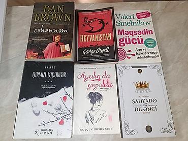 Kitab paketi – bədii ədəbiyyat, inkişaf və ingilis dili dərs