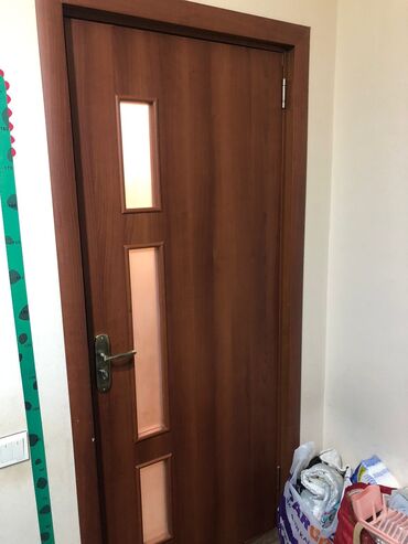 Kimya: Taxta interyer qapıları – 2ədəd dəst - Rəng: isti qəhvəyi/ceviz