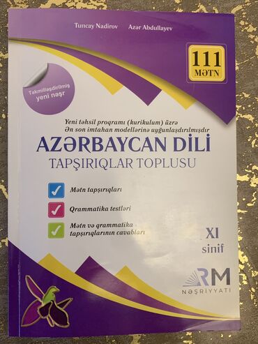azerbaycan dili 9 sinif buraxilis imtahani: Salamm bu kitabi 9 azne satiram 16 azne alinib hec bir sehifesi yazili