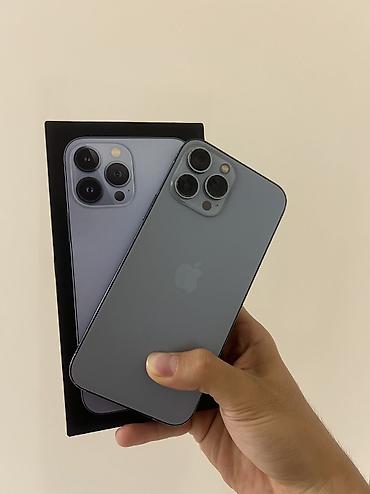 iphone d: IPhone 13 Pro Max, Б/у, 256 ГБ, Sierra Blue, 79 % — 2