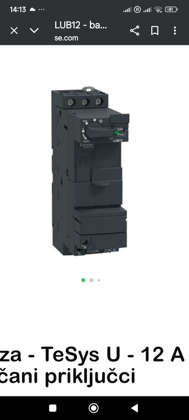 Elektro materijal: Schneider Electric TeSys U – modularni motorni starter sistem - Baza — 4