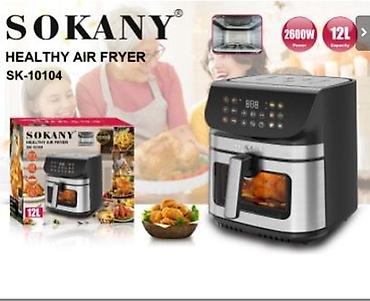 fryer: Аэрофритюрница SOKANY SK-10104 - Мощность: 2600 Вт - Объем: 12 л - — 1