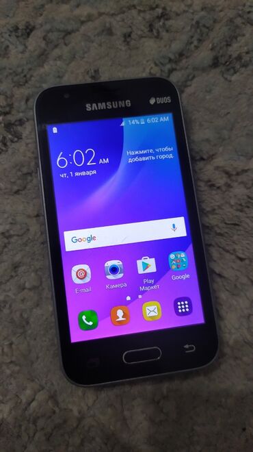 Samsung: Samsung Galaxy J1 Mini, Б/у, 8 GB, цвет - Черный, 2 SIM