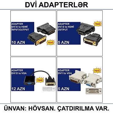en ucuz noutbuklar: Adapterlər/Konverterlər (Çeviricilər) 📍Ünvan: Bakı şəh, Suraxanı ray — 10