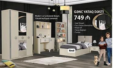 Gənc yataq dəsti – 749 ₼ Modern və funksional dizayn. Yüksək