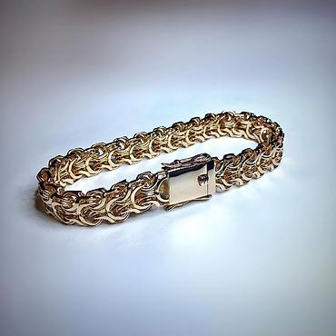 Браслеты: Браслет, Проба 585, Мужские, Новый, Ручная работа — 2