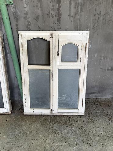 bal arısı satışı: Retro taxta pəncərə çərçivələri – şüşəli - Material: ağ rəngli bərk — 3