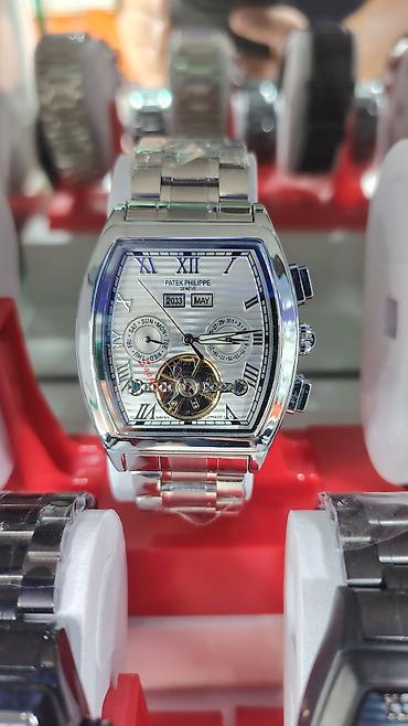 dekor saatler: Patek Philippe tərzində kişi qol saatları – tonno (yastı fıçı) formalı — 1