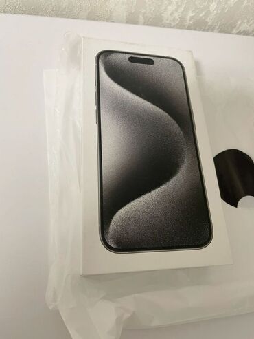 iphone x в рассрочку: IPhone 15 Pro Max, Жаңы, 256 ГБ, Кабель, Куту, 100 %