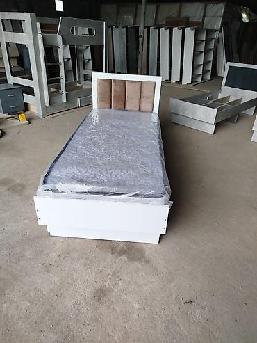 Односпальные кровати: Односпальные кровати с мягким изголовьем и выдвижными ящиками - — 11