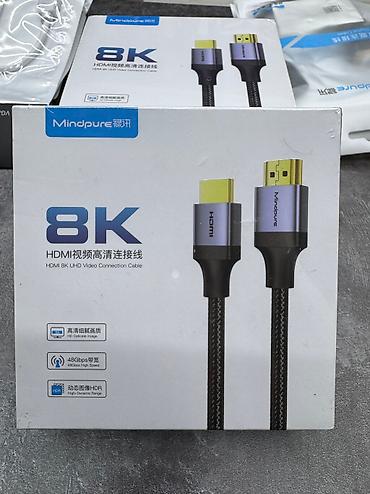 mod: Кабель Mindpure HDMI - HDMI 2.1 8k 60Hz, 4k 120Hz, HDR, eARC, Тканевая — 3
